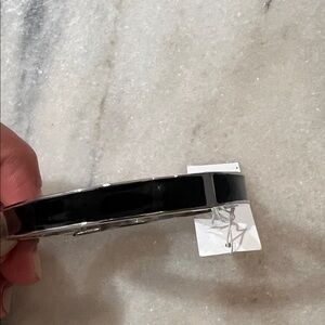 Black BR Bangle Bracelet